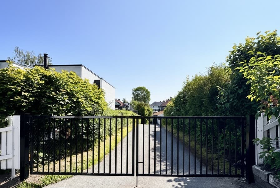 Komplett komposittgjerde-prosjekt i Oslo sentrum