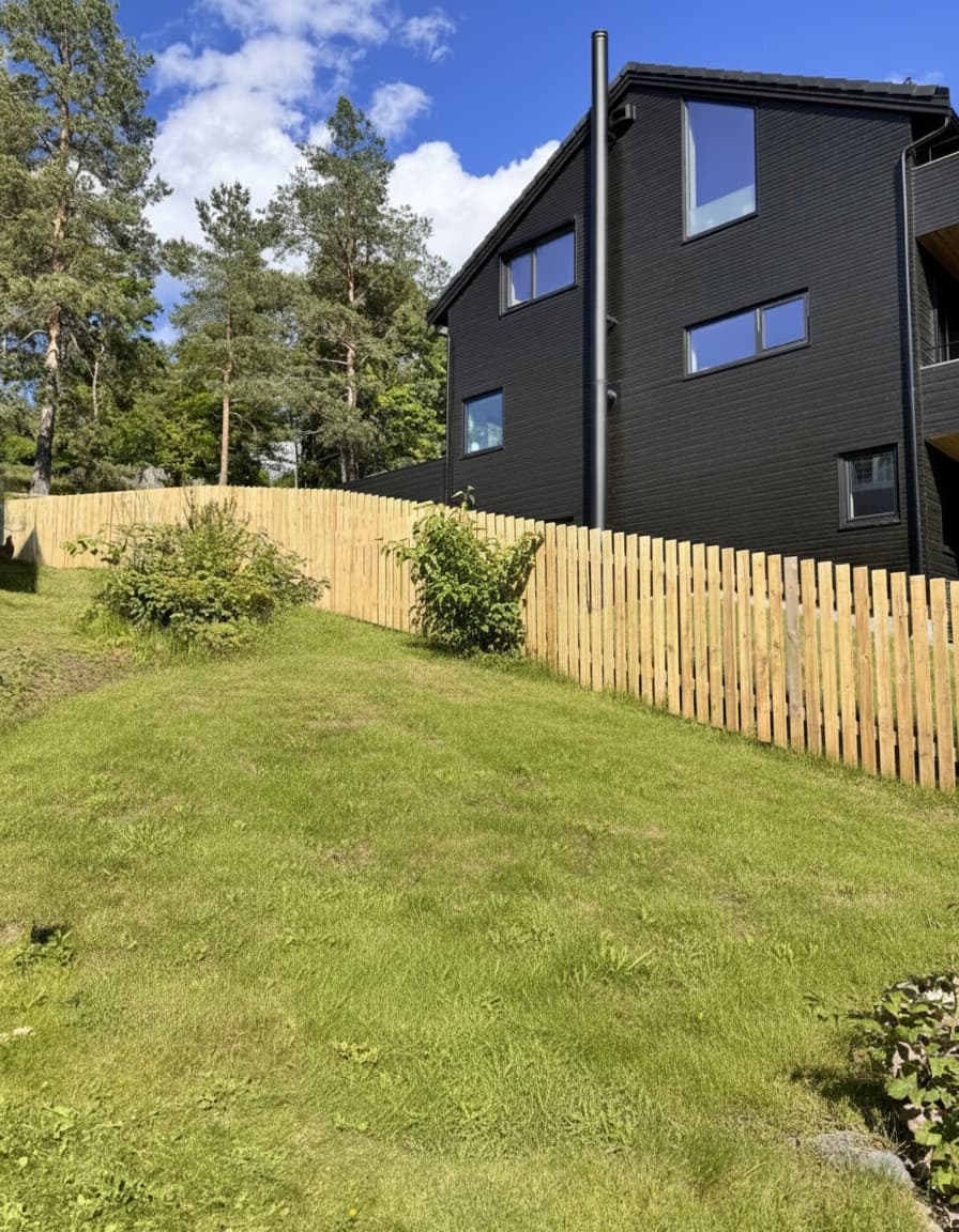 Vask og behandling av tregjerder – bilde 1