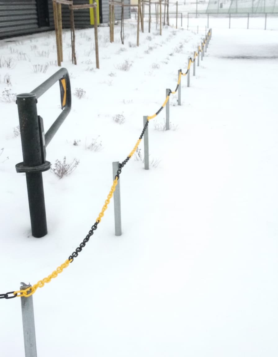 Skjerming av bil- og gangtrafikk